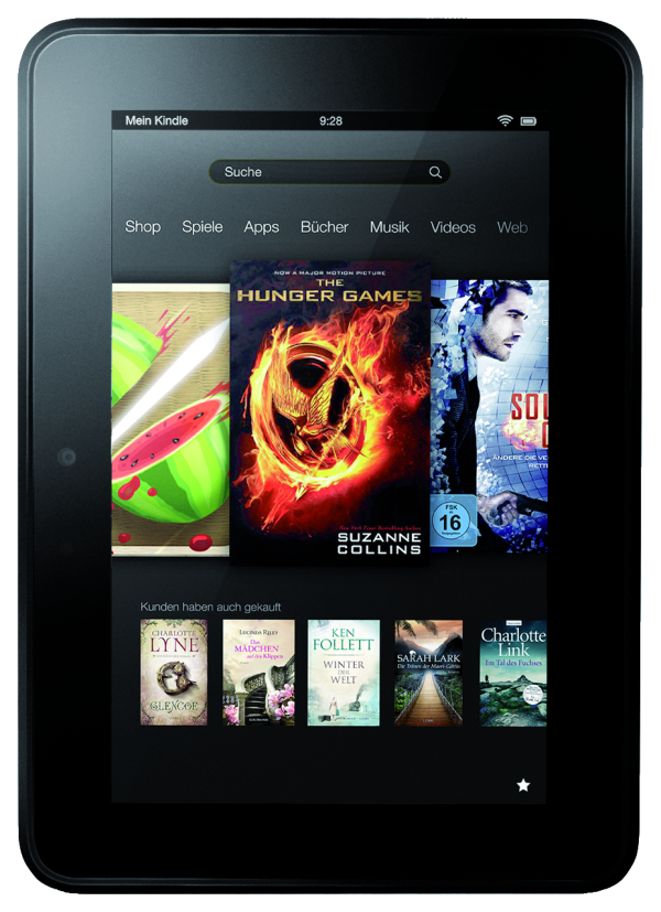 Kindle Fire HD: Amazons Tablet läuft mit Kindle Fire OS, einem modifizierten Android 4.0. Amazon hat viele Android-Funktionen entfernt und der App-Store von Google fehlt komplett. Pluspunkte sammelt das Gerät mit seinem HDMI-Ausgang und einem leistungssta