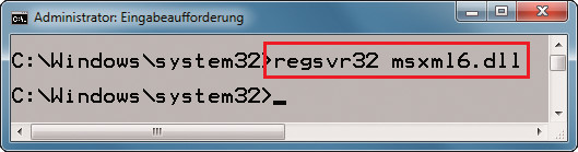 DLL-Fehler reparieren: Wenn Windows meldet, dass DLL-Dateien fehlen, können Sie sie mit den Tool Regsvr32 nachträglich registrieren