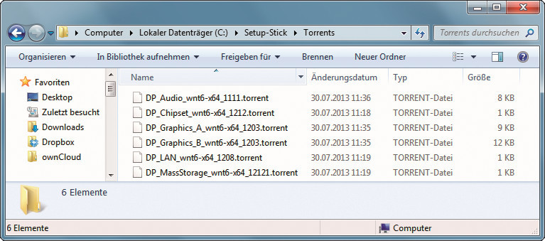Torrent-Dateien: Driverpacks.net bietet nur Torrent-Dateien zum Download an. Diese öffnen Sie in einem Bittorrent-Client wie Halite und laden dann die Treiber damit herunter.