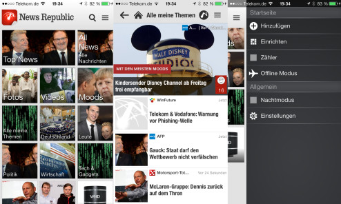 Nachrichten-App: News Republic 4.0 personalisiert Online-News