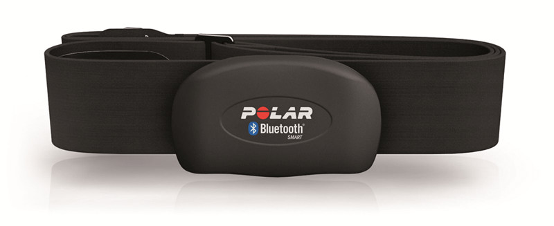 Brustgurt von Polar: Dieser Pulsgurt von Polar misst die Herzfrequenz und funkt die Daten per Bluetooth 4.0 an einen Empfänger, etwa ein Smartphone mit passender App
