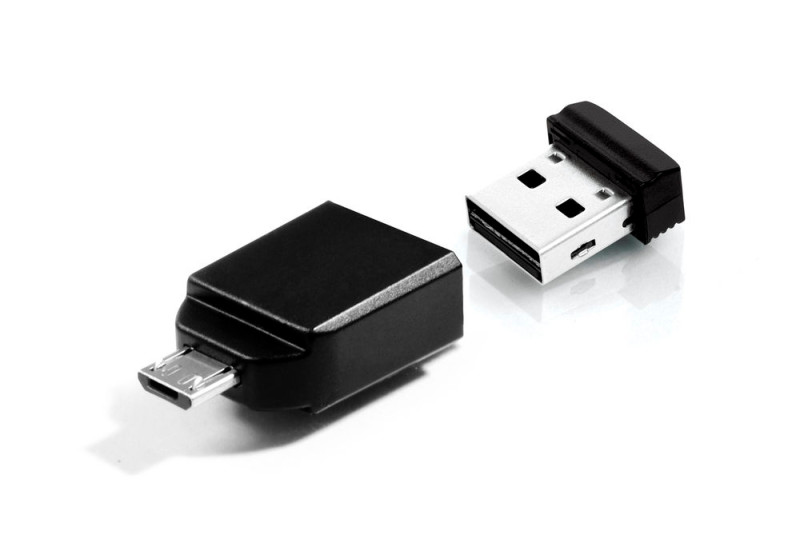 USB-Stick und Adapter von Verbatim.