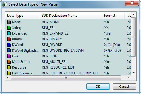Registry bearbeiten: Registry Commander unterstützt Sie mit farbigen Markierungen beim Bearbeiten der Registry