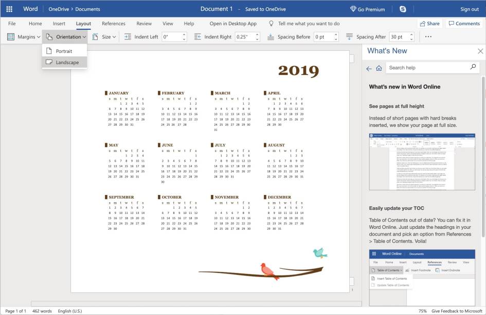 Microsoft Word for Office 365 Document Editor (2019)