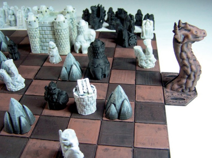 Cyvasse: Schachvariante aus einem Roman, in 3D gedruckt.