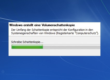 Schattenkopien in Windows 7 nutzen