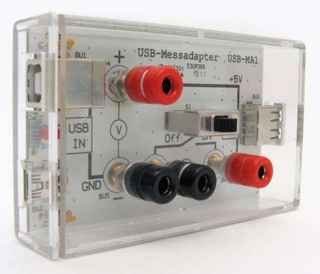 USB-Messadapter USB-MA1: Mit ihm lässt sich der Strombedarf von USB-Geräten gefahrlos messen. Er muss allerdings selbst zusammengelötet werden. Den Bausatz gibt es für 12 Euro bei www.elv.de.