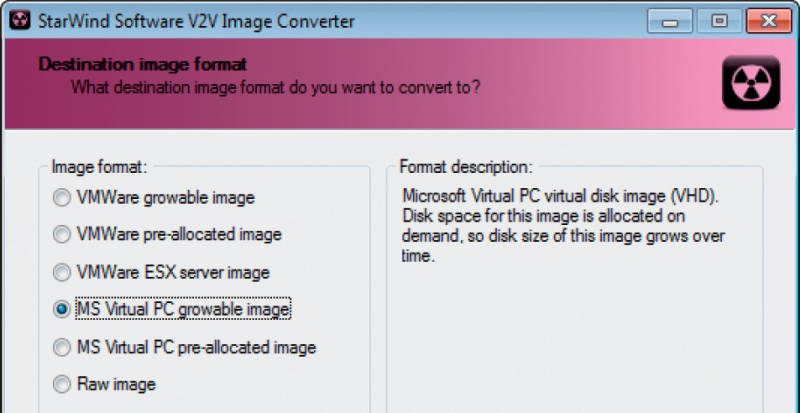 V2V Converter: In nur wenigen Schritten lassen sich virtuelle PCs in das passende Format konvertieren.