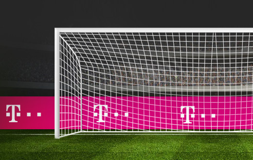 Zur Fußball-Weltmeisterschaft 2014 gibt es monatlich 3 GByte Datenvolumen im Mobilfunknetz der Deutschen Telekom für 5 Euro – inklusive Nutzung der WLAN-Hotspots der Telekom.
