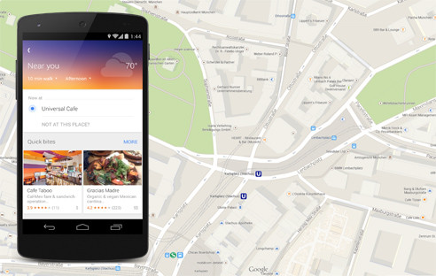 Google hat in seine Karten-App Google Maps eine neue Entdeckungs-Funktion integriert: Sie informiert Nutzer über Sehenswürdigkeiten, Restaurants und Cafés in seiner Nähe.
