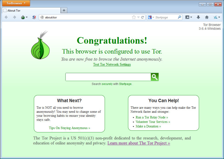 Tor-Browser-Paket: Der Tor-Browser erbt die Sicherheitslücken von Firefox, da er auf ihm basiert.