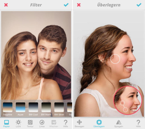 Facetune - Bitte lächeln: Facetune ist eine App zum Bearbeiten von Portraits und Selfies und bietet eine Vielzahl von Werkzeugen zur Bildbearbeitung. Preis: 2,69 Euro. Erhältlich für iOS. 