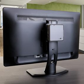 Platzsparend: Viele Mini-PCs lassen sich unauffällig mit einer VESA-Halterung an der Monitor-Rückseite anbringen.