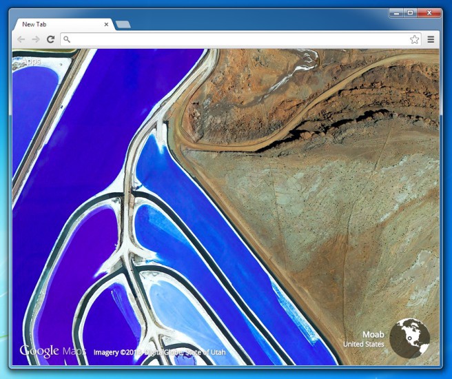 Mit dem Browser auf Entdeckungsreise: Die kostenlose Chrome-Erweiterung Earth View verschönert jedes geöffnete Tab mit eindrucksvollen Aufnahmen aus Google Earth.
