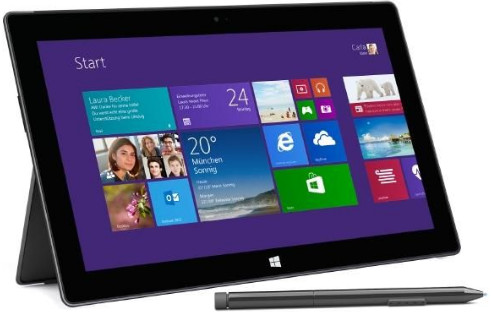 Ultrabook-Hardware, Digitizer-Stift und eine ansteckbare Tastatur zeichen das Microsoft Surface Pro 2 aus. com! hatte das Business-Tablet im Test.