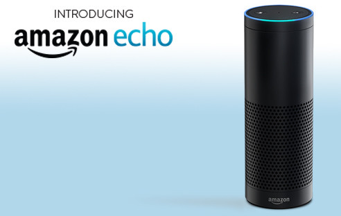 Amazon präsentiert mit Echo einen neuen Bluetooth-Lautsprecher, der über eine Sprachsteuerung verfügt und ähnlich wie Siri oder Google Now Anfragen bearbeitet.