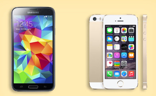 Sicherheitslücken: Über NFC- und Browser-Sicherheitslücken konnten das Samsung Galaxy S5 und das iPhone 5S gehackt werden.