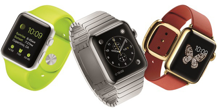 Apple Watch - Apple-Jünger müssen sich noch bis zum kommenden Frühjahr gedulden, erst dann soll die Smartwatch zu Preisen ab 500 US-Dollar in die Stores kommen. Die Steuerung erfolgt neben dem Touchscreen über die drück- und drehbare Krone.