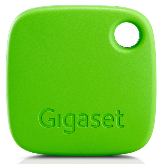 Gigaset G-Tag: Das kleine Bluetooth-Beacon zum Auffinden von Gegenständen misst 37 x 37 x 9,2 mm und wiegt gerade einmal 12 Gramm.