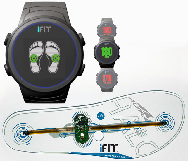 Altra Halo smart: Die Sensoren der Laufschuh-Sohle übermitteln per Bluetooth Daten zum Laufstil sowie zur Schrittfrequenz (Cadence) des Sportlers.