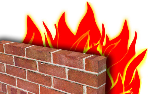 Brennende Firewall