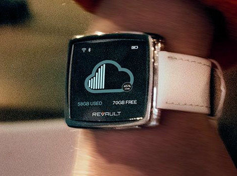 Smarter Speicher: Mit ReVault tragen Sie ihre Private Cloud am Handgelenk.