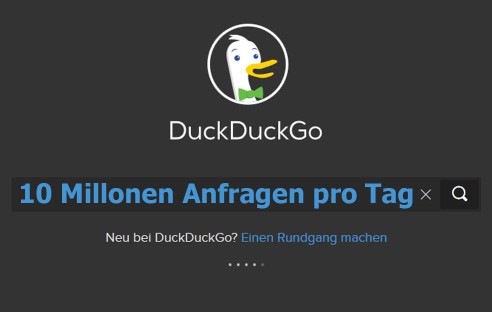 DuckDuckGo-Suche