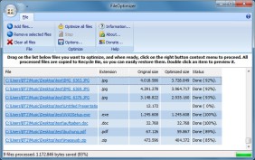 FileOptimizer zum Optimieren von Dateien