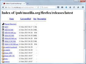 Offizieller FTP-Server von Mozilla