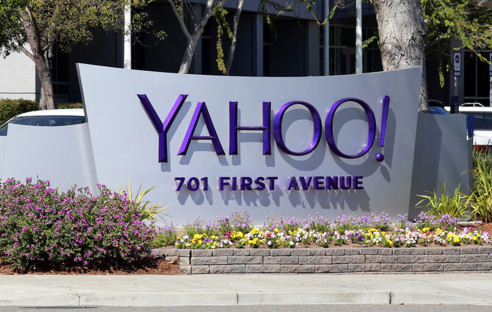 Yahoo-Schriftzug