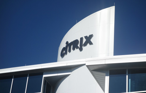Gebäude mit Citrix-Logo