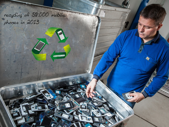 Recycling von Smartphones