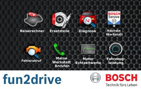Bosch fun2drive: Fahrzeugdiagnose per Android-Smartphone