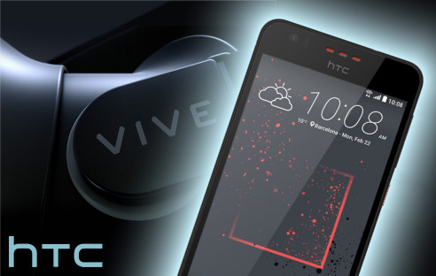 HTC-Design-Smartphones und VR-Systems Vive