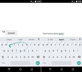 Google Tastatur unter Android