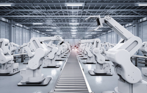 Roboter in der Fabrik 4.0