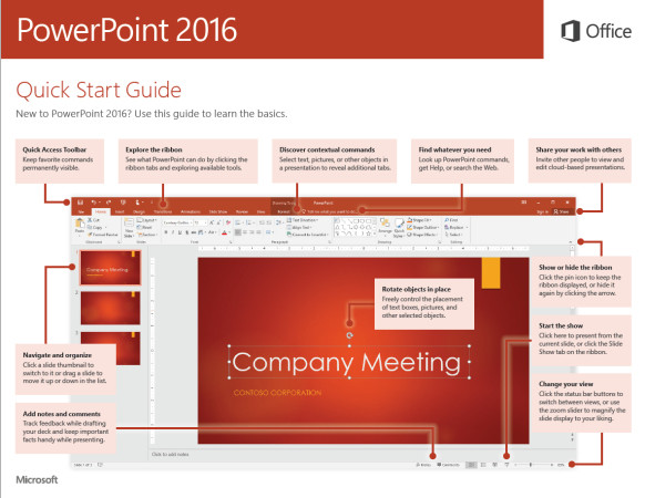 PowerPoint 2016 Quick Start Guide