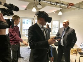 VR-Lab in Hannover bei Eröffnung