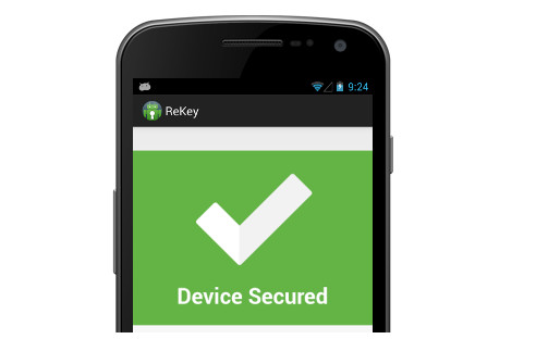 Die Android-App ReKey soll auf Android-Geräten das so genannte MasterKey-Sicherheitsleck schließen. Von dieser Sicherheitslücke sollen 99 Prozent aller Android-Geräte betroffen sein.