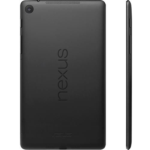 Das neue Google Nexus 7 Tablet verfügt über eine rückseitige Kamera mit 5,0 Megapixel. Mit Abmessungen von 200 x 114 x 8,65 Millimetern und einem Gewicht von 290 Gramm (LTE-Version 299 Gramm) ist es ein wenig dünner und leichter als sein Vorgänger.