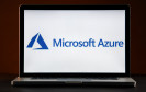 Microsoft-Azure-Logo auf Laptop-Bildschirm