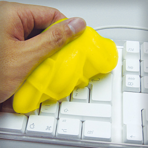 Cyber Clean: Schwabbelmasse reinigt Tastatur und Maus