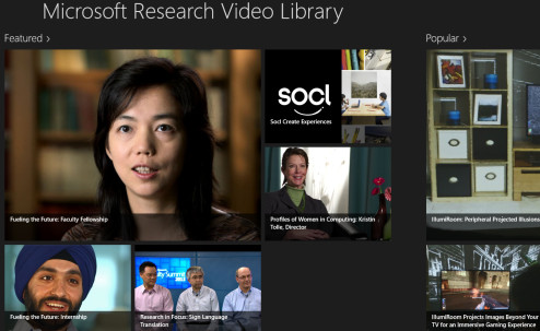 Nachschlagewerk: Microsoft Research veröffentlicht Video-App