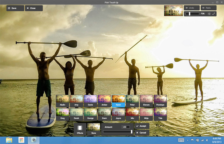 Pixlr Touch Up: Die Fotobearbeitung ist einer der ersten neuen Apps, die wie normale Programme auf dem Windows-Desktop laufen