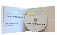 Linux für München: Diese CD mit Ubuntu 12.04 LTS verteilt die bayerische Landeshauptstadt über ihre Stadtbibliotheken