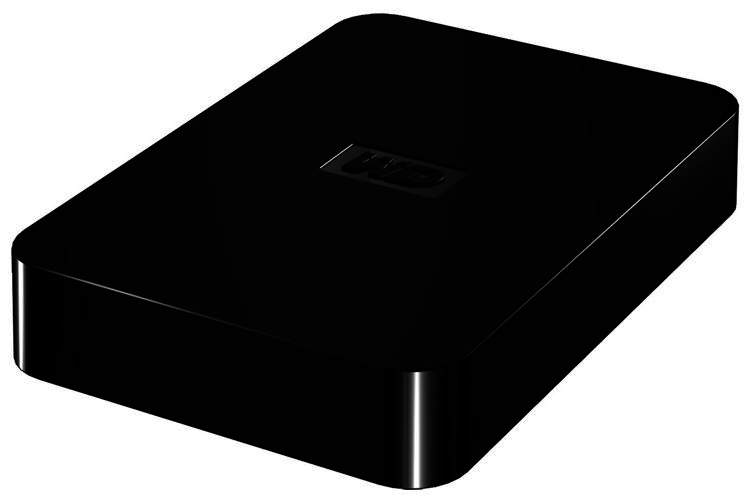 Western Digital WDBPCK0010BBK: 1000 GByte Speicherkapazität, 2,5 Zoll Baugröße und USB-3.0-Anschluß.