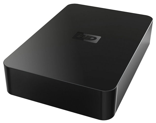 Western Digital WDBAAU0020HBK: 2000 GByte Speicherkapazität, 3,5 Zoll Baugröße und USB-2.0-Anschluß.
