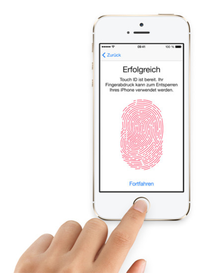 Nicht ganz so sicher: Fingerabdruckscanner Touch ID im iPhone 5S