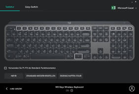 Per Software lässt sich die MX Keys weiter anpassen.
