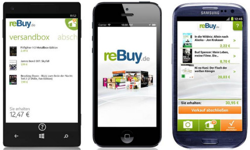 Verkaufs-App: Rebuy.de-Scanner 3.0 erschienen